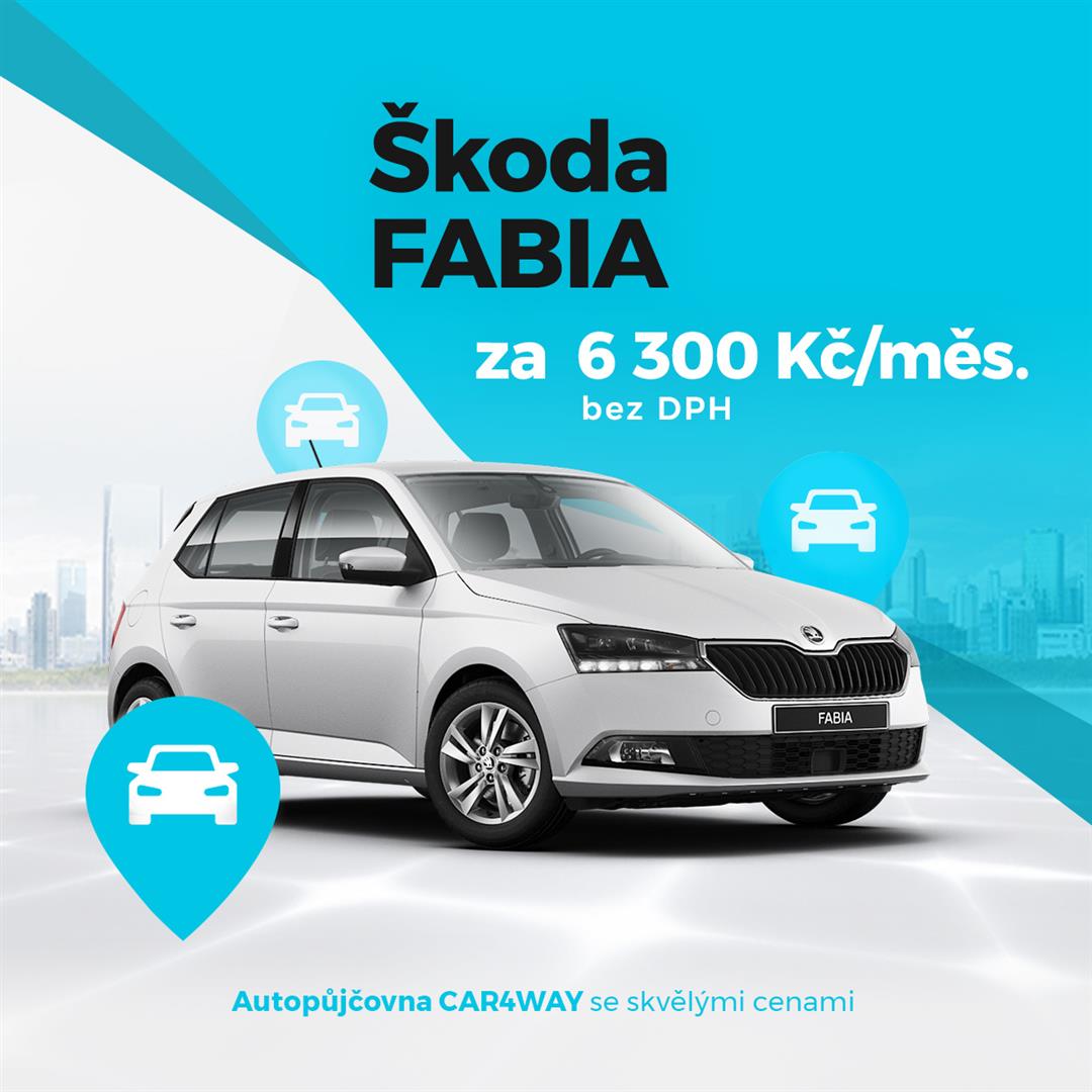 Škoda Fabia autopůjčovna praha Car4Way